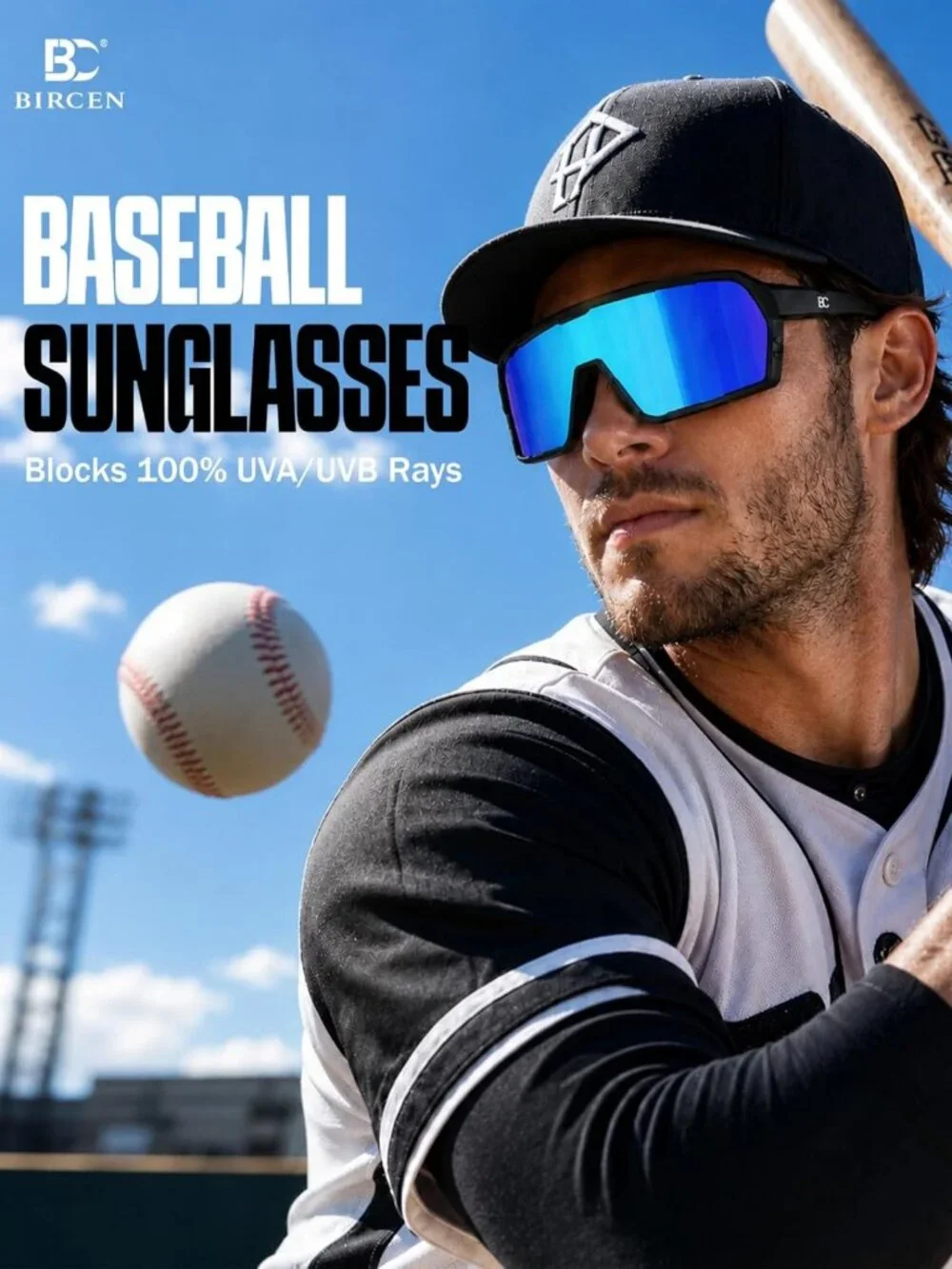 Lightweight Polarized Sports Sunglasses for Running, Cycling & Outdoor